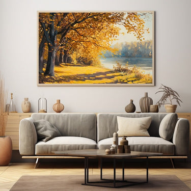 Acrylic Painting Autumn Trees